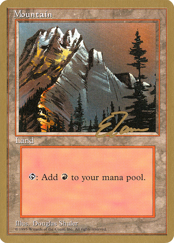 Mountain (et373) (Eric Tam) [Pro Tour Collector Set] | Exor Games Summserside