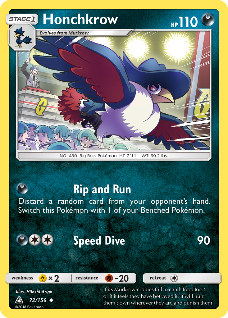 Honchkrow (72/156) [Sun & Moon: Ultra Prism] | Exor Games Summserside