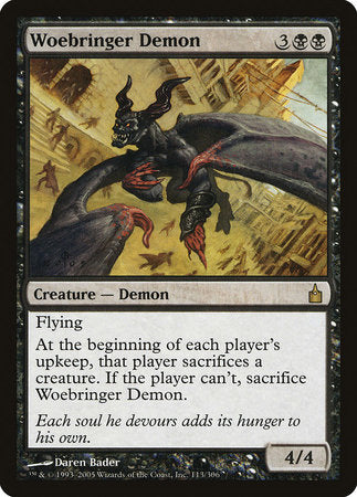 Woebringer Demon [Ravnica: City of Guilds] | Exor Games Summserside