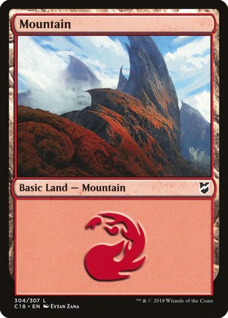 Mountain (304) [Commander 2018] | Exor Games Summserside