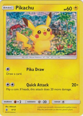 Pikachu (4/12) [McDonald's Promos: 2018 Collection] | Exor Games Summserside