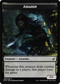 Assassin // Morph Double-sided Token [Commander 2019 Tokens] | Exor Games Summserside