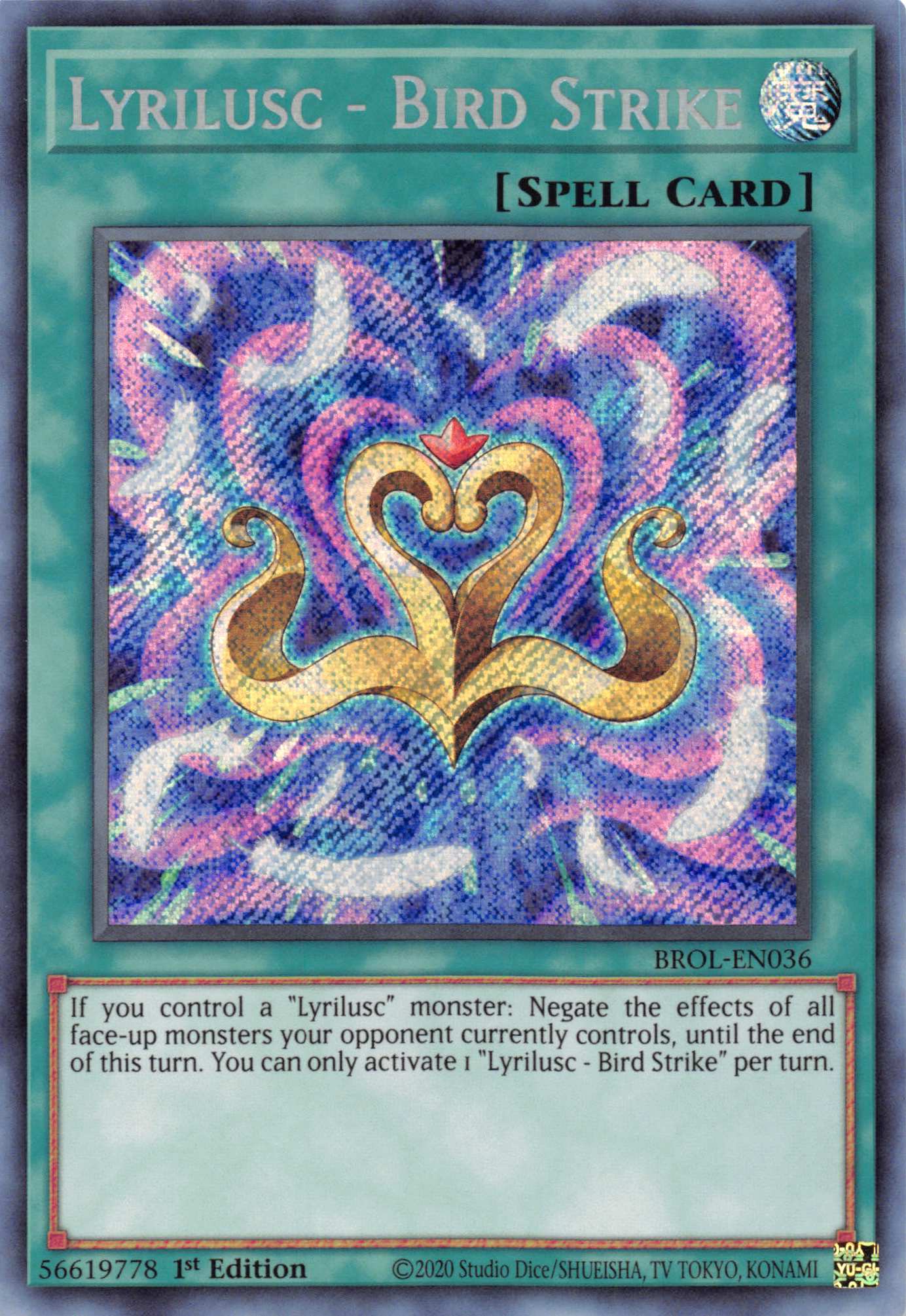 Lyrilusc - Bird Strike [BROL-EN036] Secret Rare | Exor Games Summserside