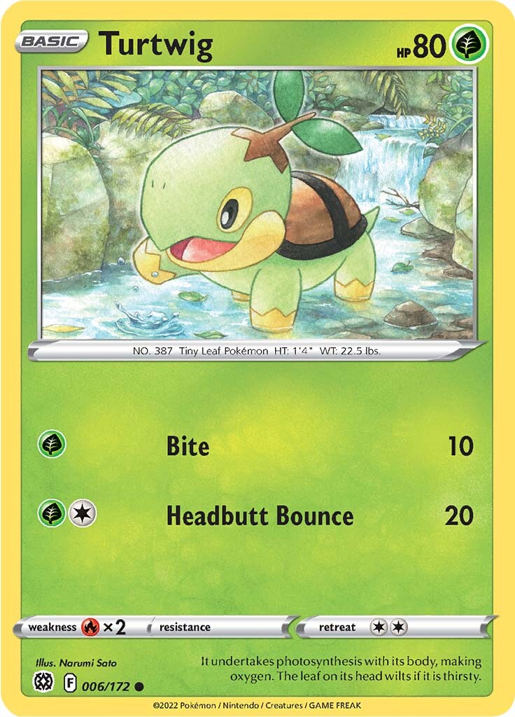 Turtwig (006/172) [Sword & Shield: Brilliant Stars] | Exor Games Summserside