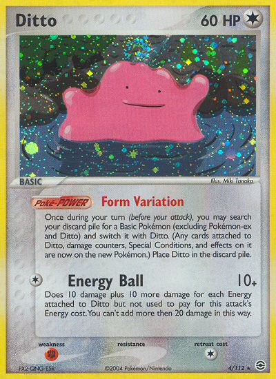 Ditto (4/112) [EX: FireRed & LeafGreen] | Exor Games Summserside