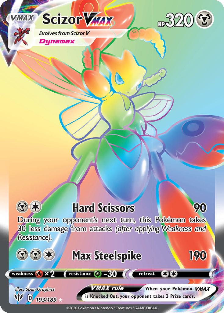 Scizor VMAX (193/189) [Sword & Shield: Darkness Ablaze] | Exor Games Summserside