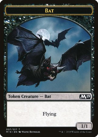 Bat Token [Core Set 2019 Tokens] | Exor Games Summserside