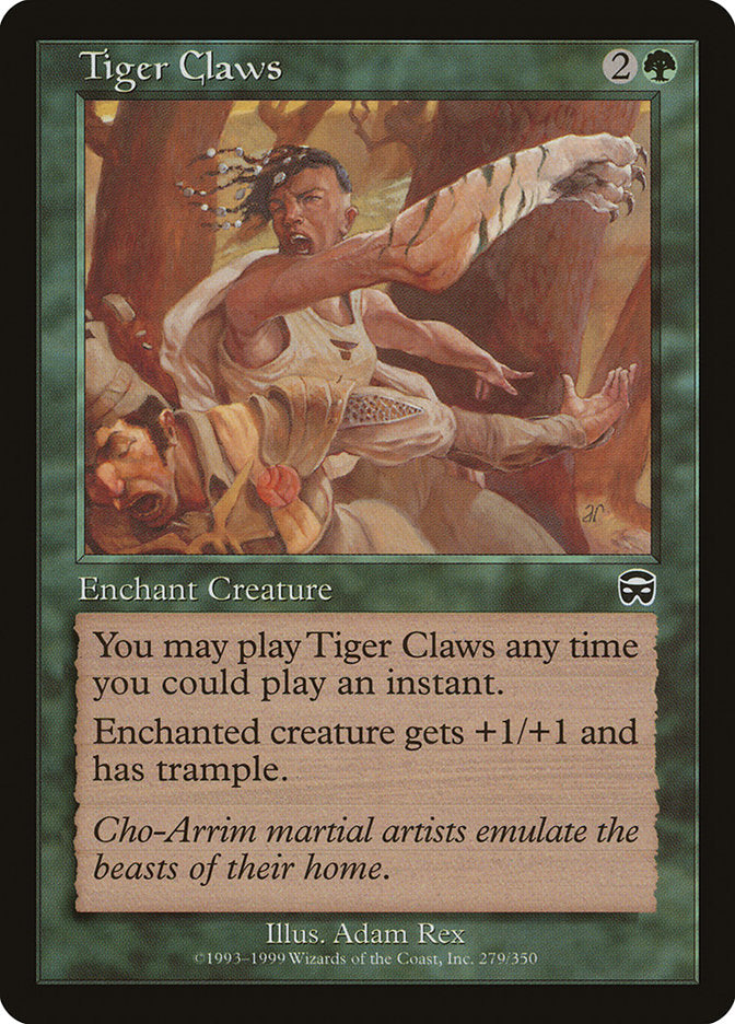 Tiger Claws [Mercadian Masques] | Exor Games Summserside