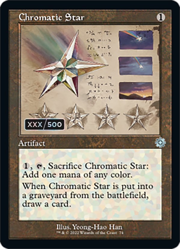 Chromatic Star (Retro Schematic) (Serial Numbered) [The Brothers' War Retro Artifacts] | Exor Games Summserside