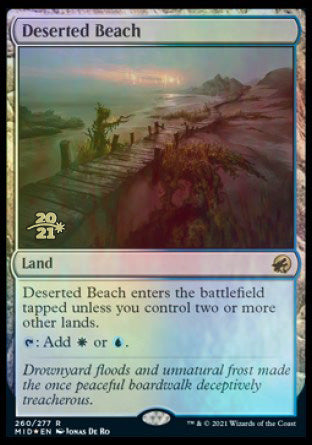 Deserted Beach [Innistrad: Midnight Hunt Prerelease Promos] | Exor Games Summserside