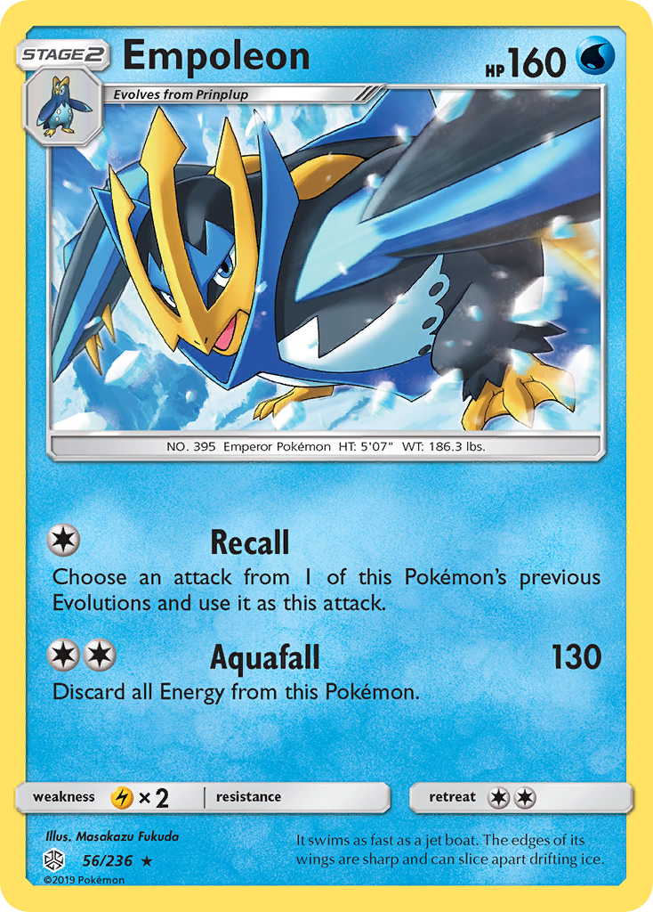 Empoleon (56/236) [Sun & Moon: Cosmic Eclipse] | Exor Games Summserside