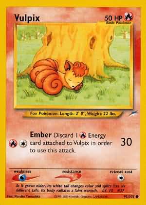 Vulpix (91/105) [Neo Destiny Unlimited] | Exor Games Summserside