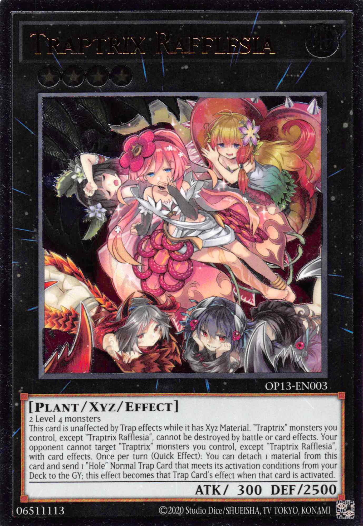 Traptrix Rafflesia [OP13-EN003] Ultimate Rare | Exor Games Summserside