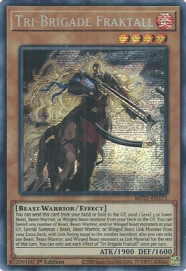 Tri-Brigade Fraktall [MP21-EN171] Prismatic Secret Rare | Exor Games Summserside