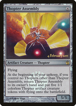 Thopter Assembly [Mirrodin Besieged Promos] | Exor Games Summserside