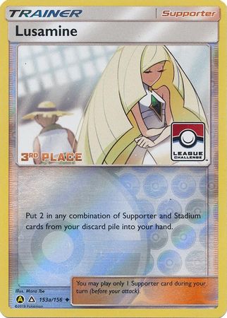 Lusamine (153a/156) (League Challenge Alt Art 3rd Place) [Sun & Moon: Ultra Prism] | Exor Games Summserside