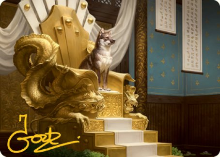 Yoshimaru, Ever Faithful Art Card (Gold-Stamped Signature) [Kamigawa: Neon Dynasty Art Series] | Exor Games Summserside