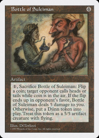 Bottle of Suleiman [Fifth Edition] | Exor Games Summserside