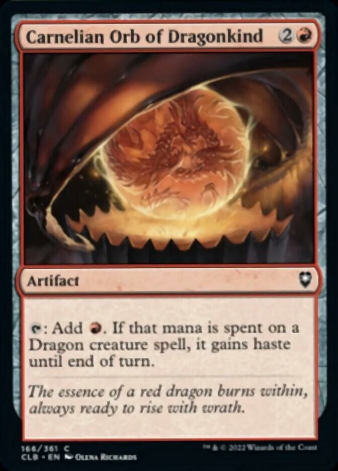 Carnelian Orb of Dragonkind [Commander Legends: Battle for Baldur's Gate] | Exor Games Summserside