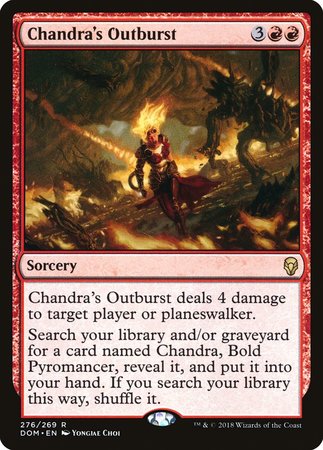 Chandra's Outburst [Dominaria] | Exor Games Summserside