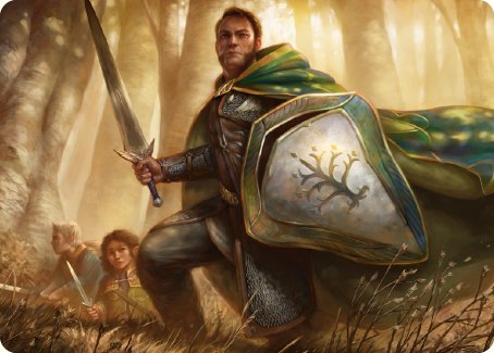 Boromir, Warden of the Tower Art Card [The Lord of the Rings: Tales of Middle-earth Art Series] | Exor Games Summserside