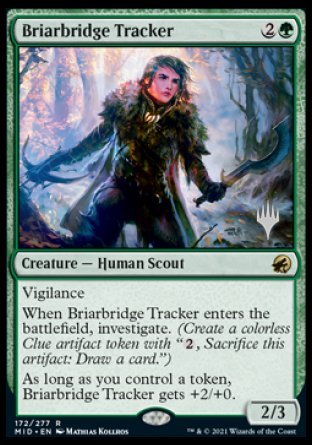 Briarbridge Tracker (Promo Pack) [Innistrad: Midnight Hunt Promos] | Exor Games Summserside