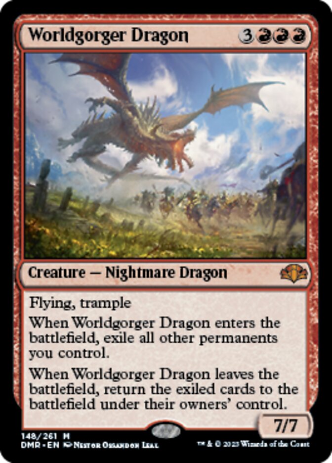 Worldgorger Dragon [Dominaria Remastered] | Exor Games Summserside