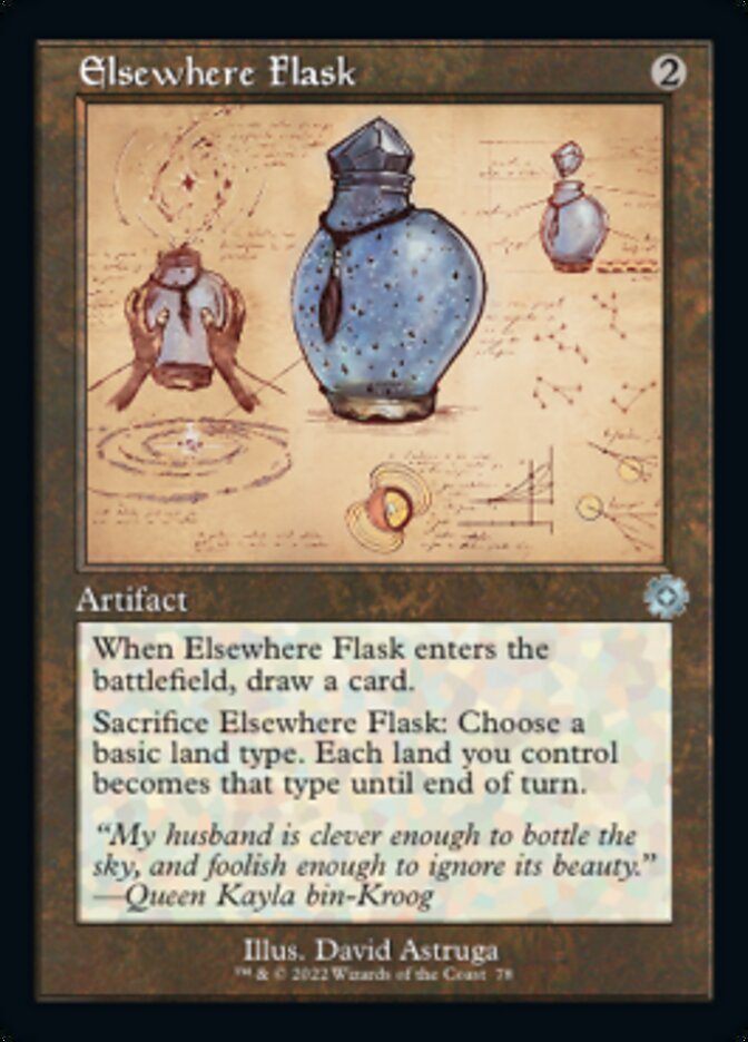 Elsewhere Flask (Retro Schematic) [The Brothers' War Retro Artifacts] | Exor Games Summserside