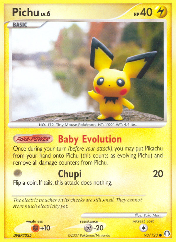 Pichu (93/123) [Diamond & Pearl: Mysterious Treasures] | Exor Games Summserside