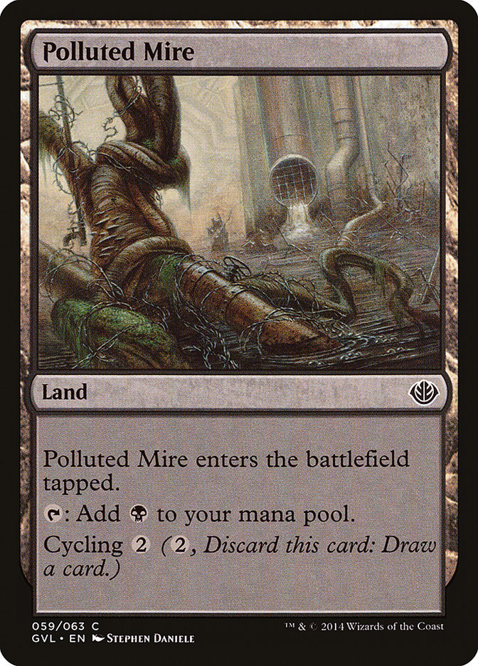 Polluted Mire (Garruk vs. Liliana) [Duel Decks Anthology] | Exor Games Summserside