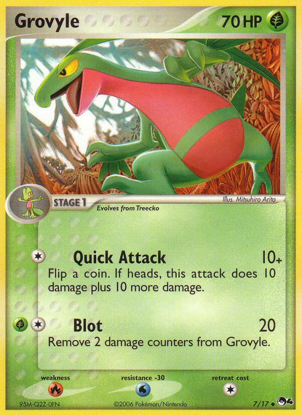 Grovyle (7/17) [POP Series 4] | Exor Games Summserside