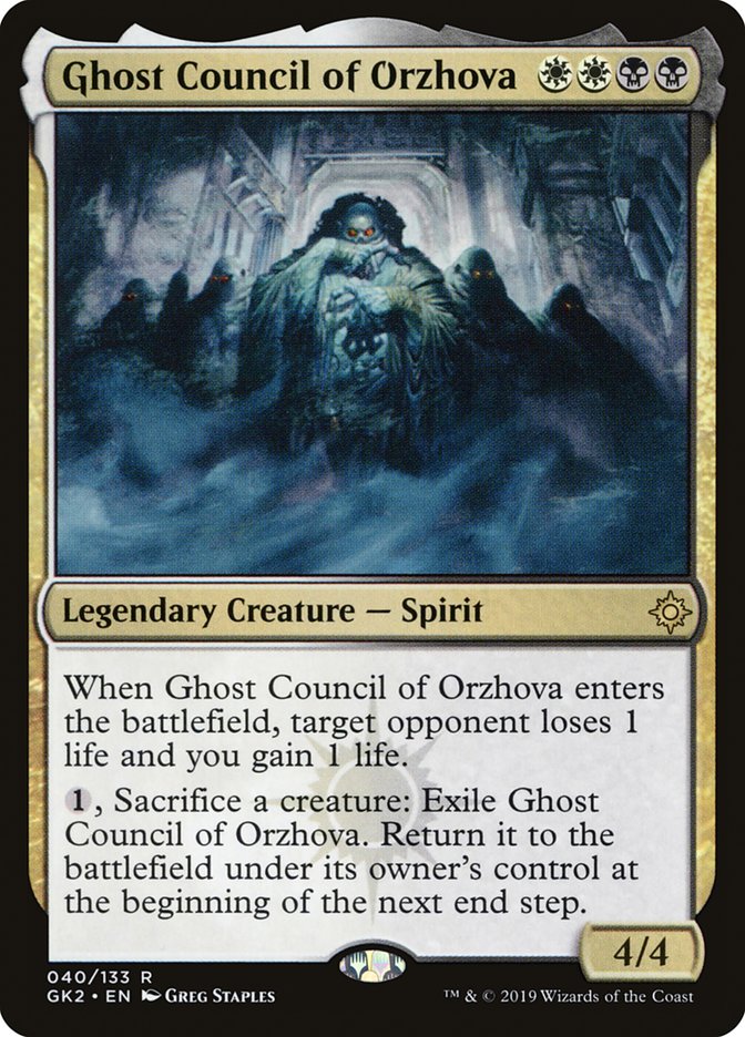 Ghost Council of Orzhova [Ravnica Allegiance Guild Kit] | Exor Games Summserside