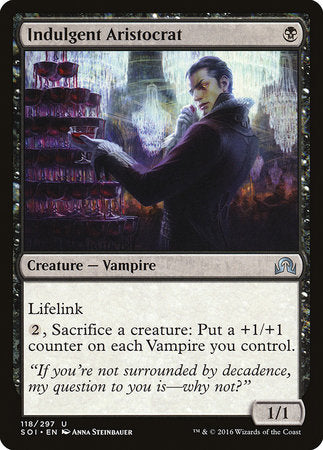 Indulgent Aristocrat [Shadows over Innistrad] | Exor Games Summserside