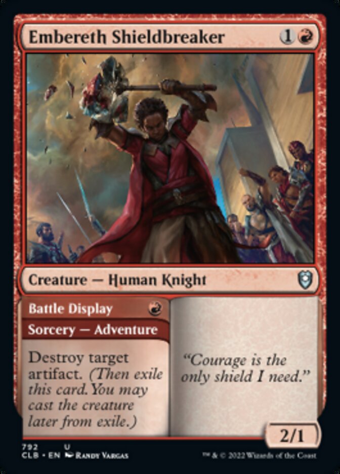 Embereth Shieldbreaker // Battle Display [Commander Legends: Battle for Baldur's Gate] | Exor Games Summserside