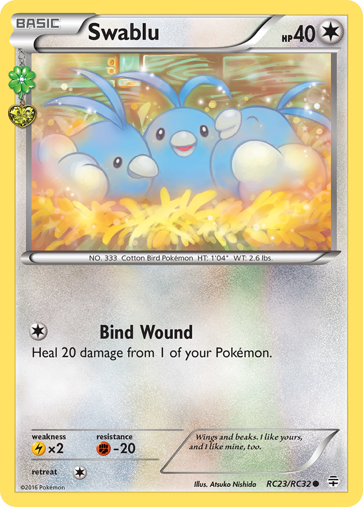 Swablu (RC23/RC32) [XY: Generations] | Exor Games Summserside