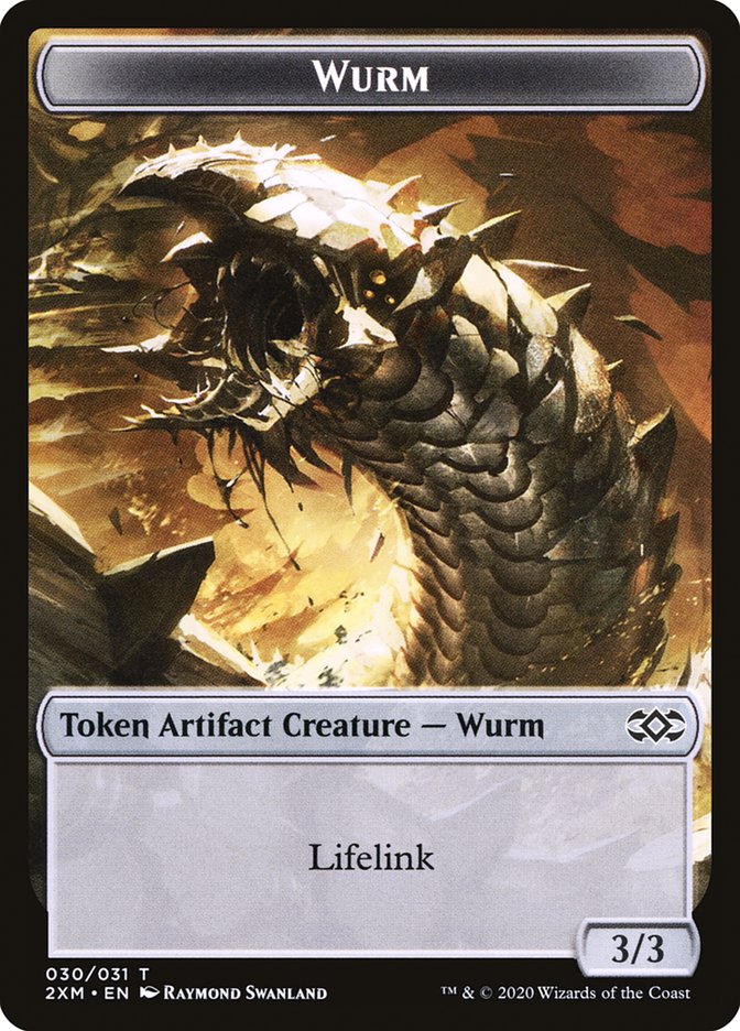 Wurm (030/031) [Double Masters Tokens] | Exor Games Summserside