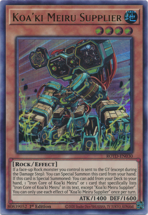 Koa'ki Meiru Supplier [ROTD-EN030] Ultra Rare | Exor Games Summserside