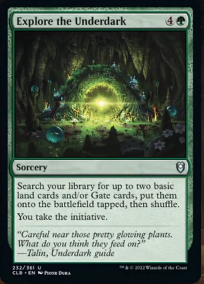 Explore the Underdark [Commander Legends: Battle for Baldur's Gate] | Exor Games Summserside