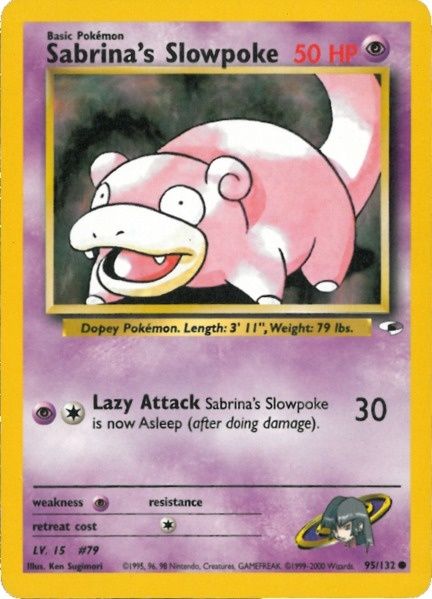 Sabrina's Slowpoke (95/132) [Gym Heroes Unlimited] | Exor Games Summserside