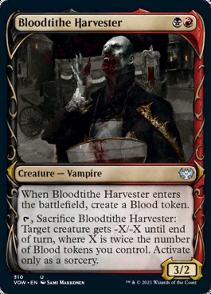 Bloodtithe Harvester (Showcase Fang Frame) [Innistrad: Crimson Vow] | Exor Games Summserside