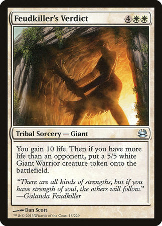 Feudkiller's Verdict [Modern Masters] | Exor Games Summserside