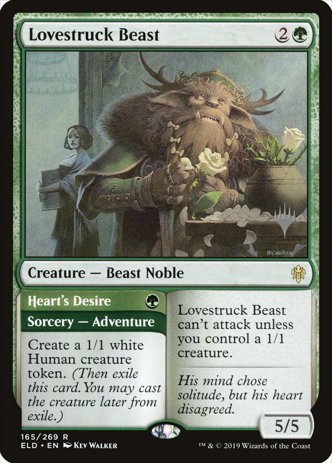 Lovestruck Beast // Heart's Desire (Promo Pack) [Throne of Eldraine Promos] | Exor Games Summserside