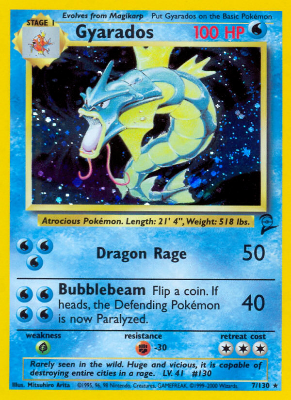 Gyarados (7/130) [Base Set 2] | Exor Games Summserside