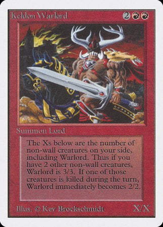 Keldon Warlord [Unlimited Edition] | Exor Games Summserside