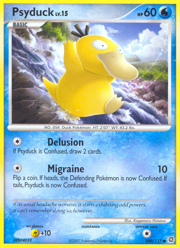 Psyduck (100/132) [Diamond & Pearl: Secret Wonders] | Exor Games Summserside