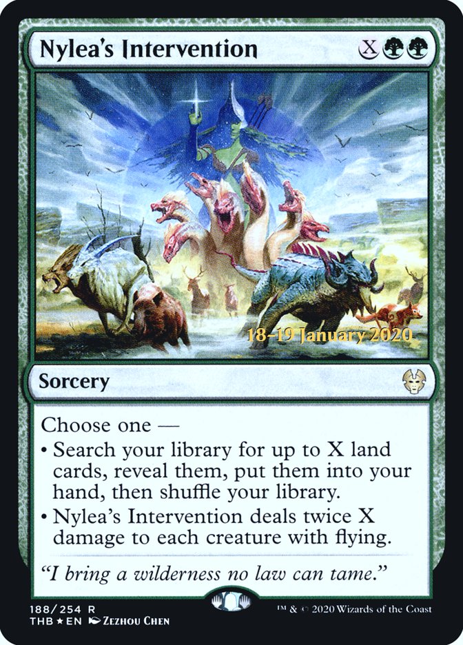 Nylea's Intervention [Theros Beyond Death Prerelease Promos] | Exor Games Summserside