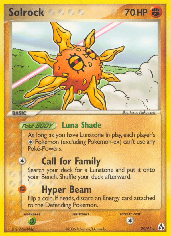 Solrock (25/92) [EX: Legend Maker] | Exor Games Summserside