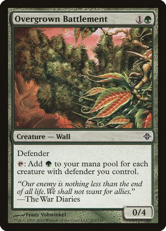 Overgrown Battlement [Rise of the Eldrazi] | Exor Games Summserside