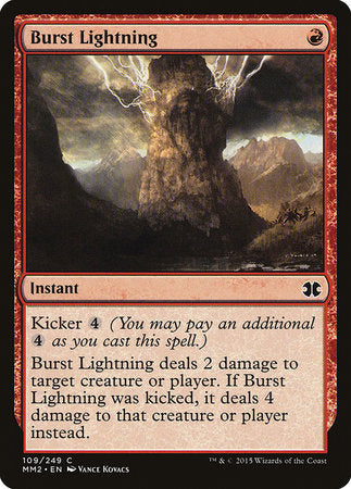 Burst Lightning [Modern Masters 2015] | Exor Games Summserside