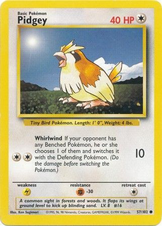 Pidgey (57/102) [Base Set Unlimited] | Exor Games Summserside